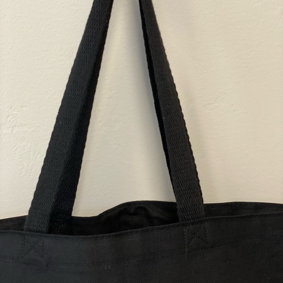 NEW Cotton Canvas Tote Bag in Black~ Emotional Baggage🖤 - Picture 4 of 5